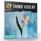 Lily Flower Pre-Cut Stained Glass Kit-Make Your own Beautiful Glass Project.
